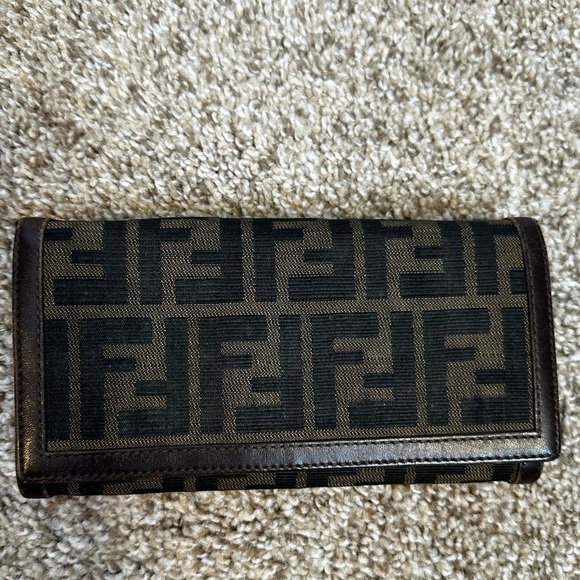 Fendi Handbags - FENDI Zucca Long Women's Wallet Long Trifold